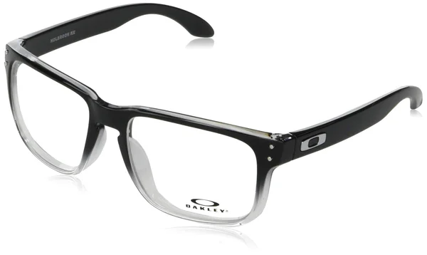 Oakley OX8156 Holbrook RX Eyeglasses - 815606 Polished Black Clear Fade