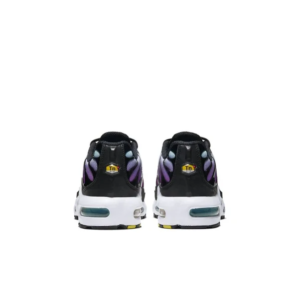 Nike Air Max Plus Casual Running Shoes - Aurora Green/Black/Hyper Violet - Size 4.0