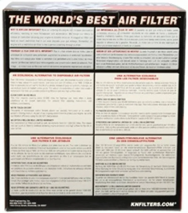 Ku0026N RU-5176 Universal Air Filter