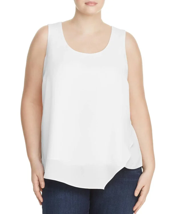 Plus Size Women's Nic+Zoe Promenade Top - Size 1x - White