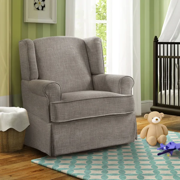 Furniture of America Keal Transitional Glider Rocker Chair (Beige)