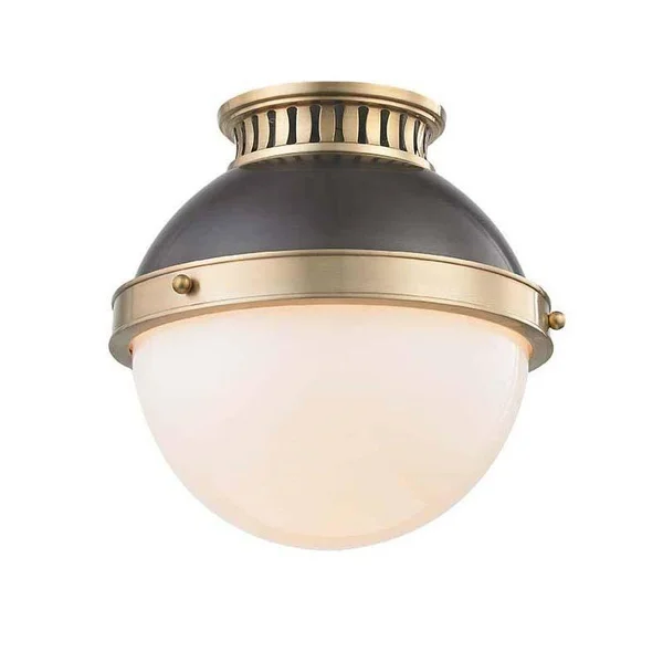 Hudson Valley 4015-PN Latham 1 Light Large Flush Mount