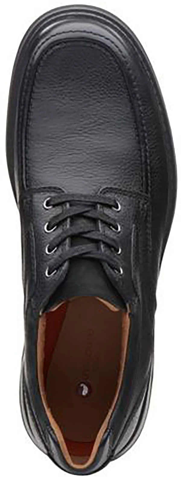 Clarks Men's Un Ramble Lace, Black Leather Size: 12 M