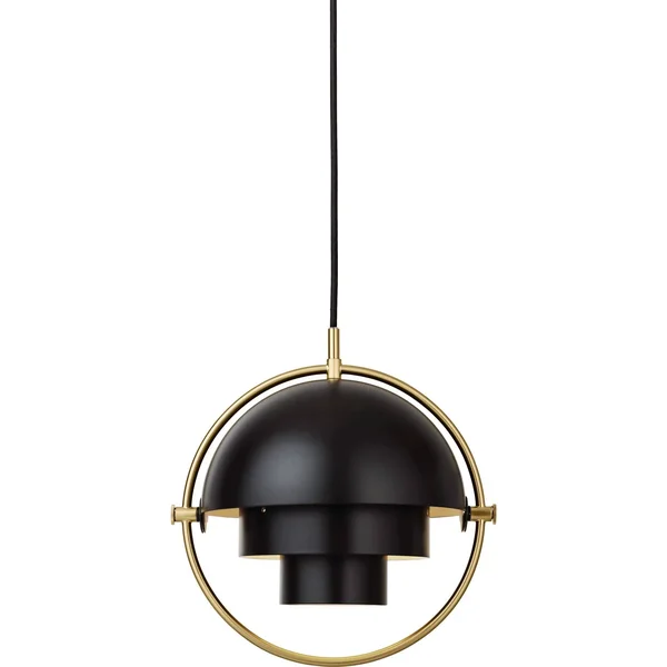 Multi-Lite Pendant S Brass/Black - Gubi 10032996