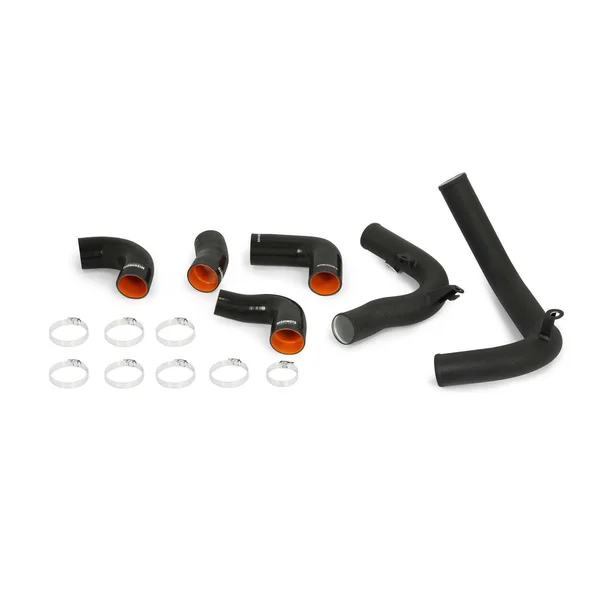 Mishimoto MMICP-MK7-15KWBK 2015+ Volkswagen MK7 GTI, Golf R Intercooler Pipe Kit Wrinkle Black