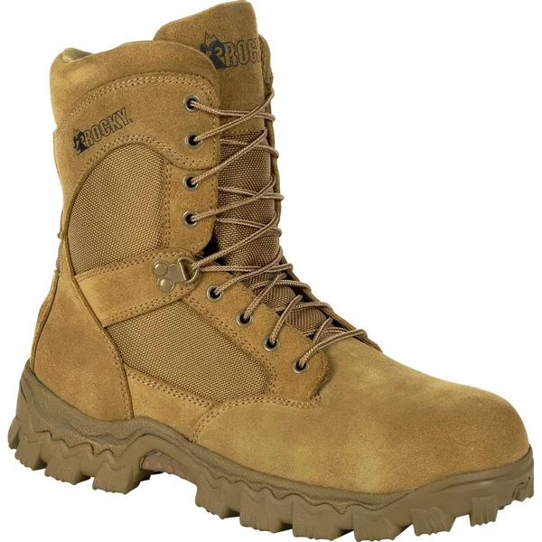 Rocky Alpha Force Composite Toe Duty Boot - 8 Brown