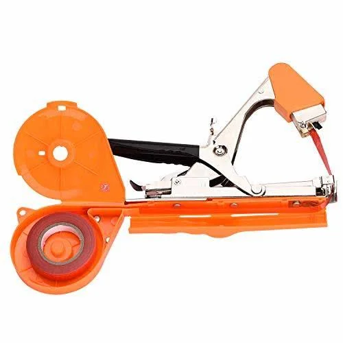 FUNTECK Plant Tying Machine Tapener Tool for Grapes, Raspberries, Tomatoes and Vining Vegetables, Comes with Tapes, Staples
