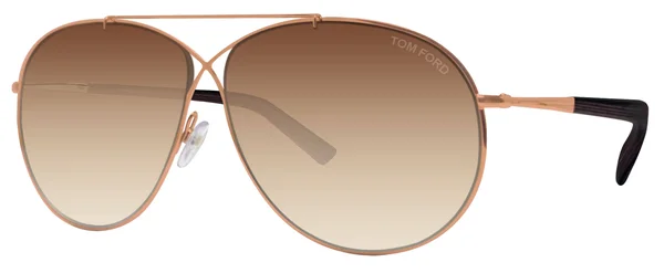 Tom Ford Eva Shiny Gold - Brown Gradient Sunglasses Tf374 28F
