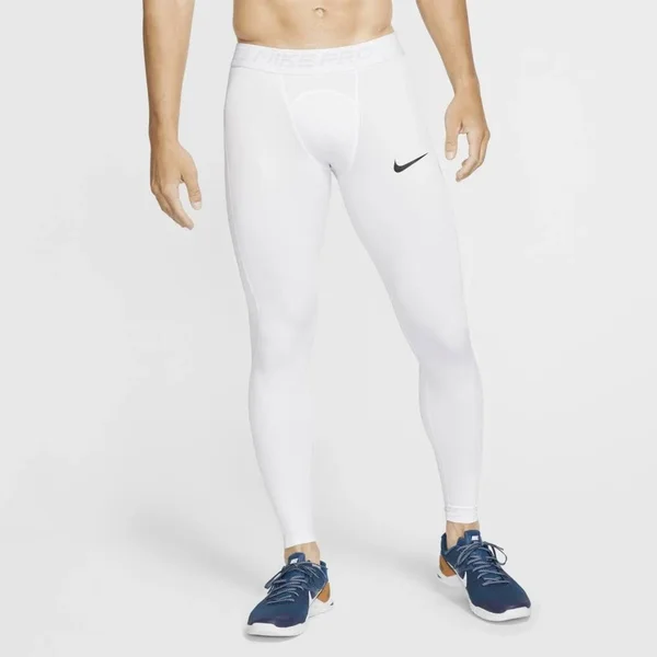 Nike Men's Pro Tights - 2XLT, White