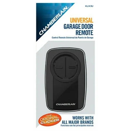 Blk RC Garage Dr Opener - No Klik3u-bk, Chamberlain Corp, 3pk