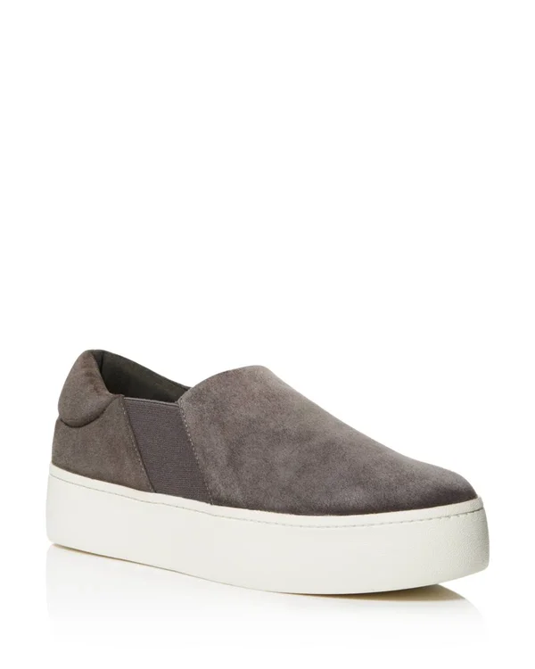 Vince Warren Women's Shoes Steel Suede : 9 M