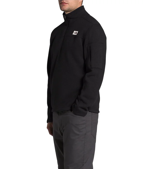 The North Face Gordon Lyons 1/4-Zip Fleece Pullover - Men's Root Brown Dark Heather, XXL