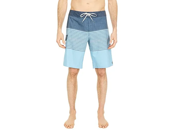 Billabong All Day Heather Stripe Pro Men's Boardshorts - 36, Sky Blue