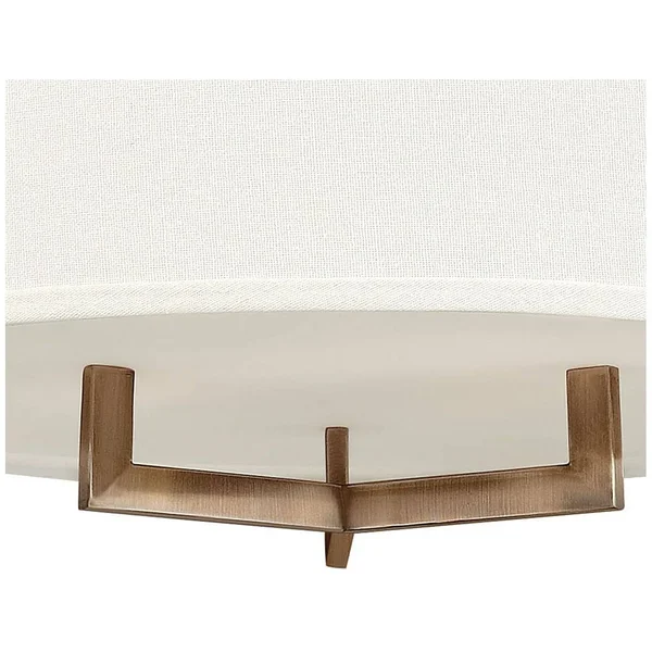 Hinkley Lighting 3211BR Hampton Semi Flush Mount Light - Brushed Bronze