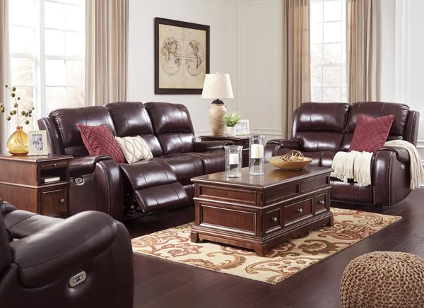 Ashley Furniture T809-7 Lavidor Chair Side End Table - Chocolate