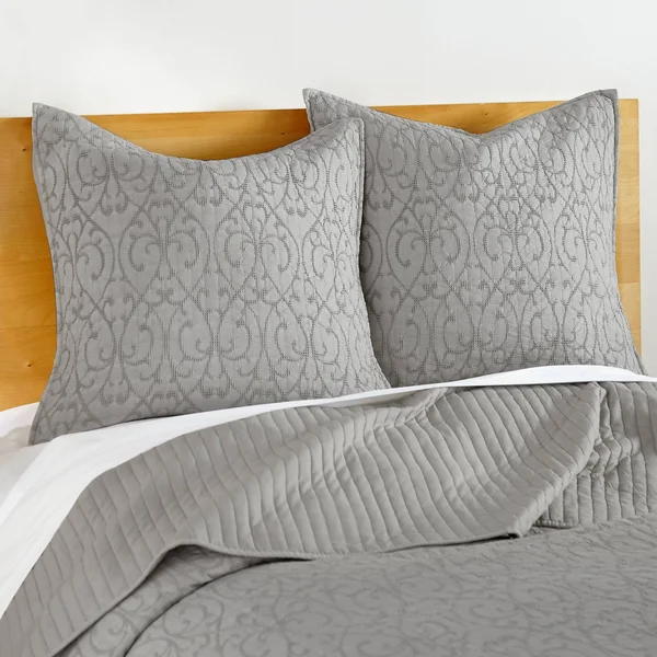 Homthreads Beckett Bedspread Set - King - Gray