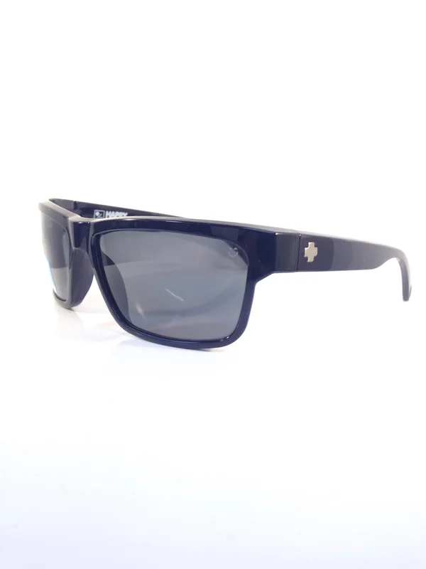 Spy Frazier Sunglasses - Black, Happy Grey Green