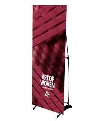 H Banner Stand 24x22 x 63x22 with Vinyl Print