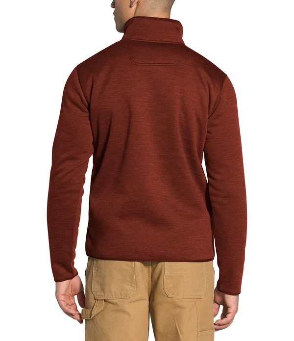 The North Face Sherpa Patrol 1/4-Snap Pullover - Men's Mallard Blue White Heather - S