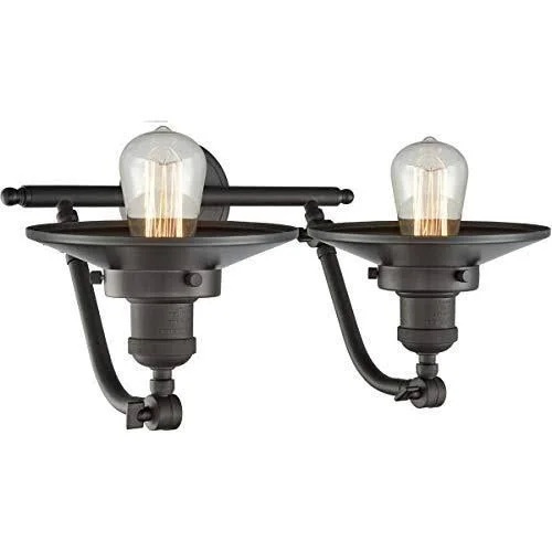Innovations Lighting-Railroad 2 Light Bath Vanity Light-515-2W-OB-M5-LED