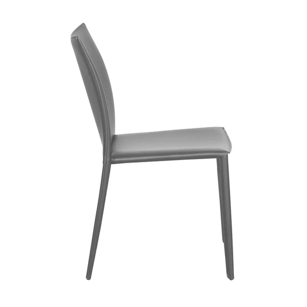 Euro Style Dalia Pro Stacking Side Chair - Set of 4, Gray
