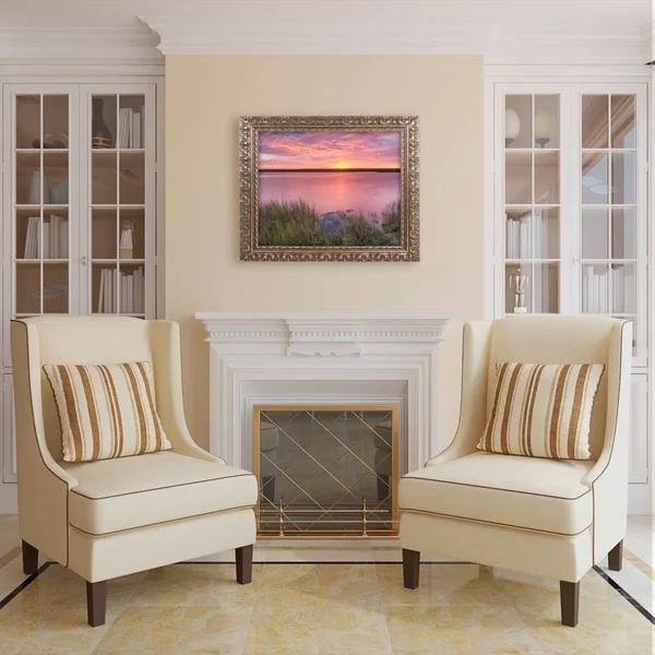 Trademark Art Windy Marsh' Gold Ornate Framed Art