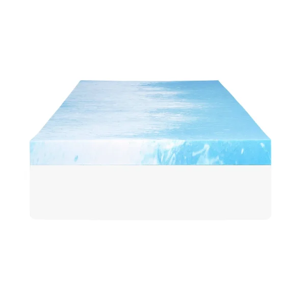 Comfort Revolution 4x22 Gel-Infused Memory Foam Mattress Topper Blue California King Large