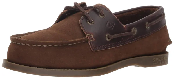 Sperry Top-Sider Boys& Authentic Original Boat Shoe, Size: 11 M, Brown Buck