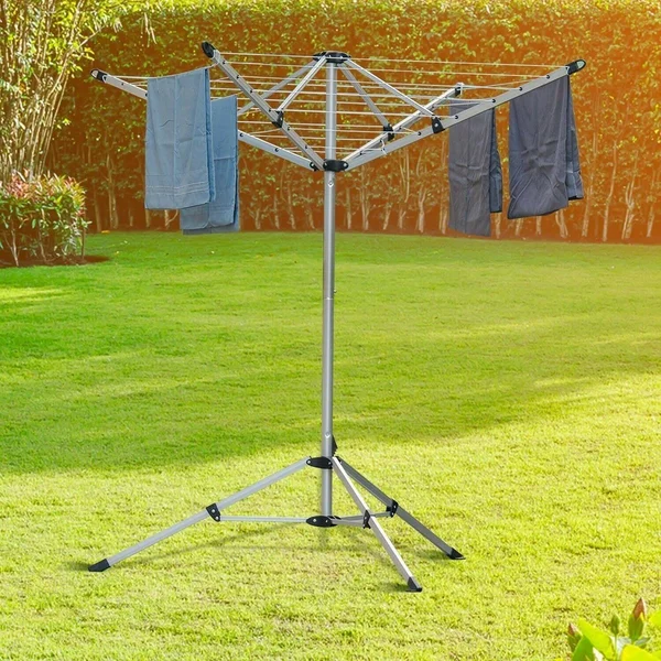 Drynatural Foldable Umbrella Drying Rack Clothes Dryer for Laundry 4 Arm 28 for