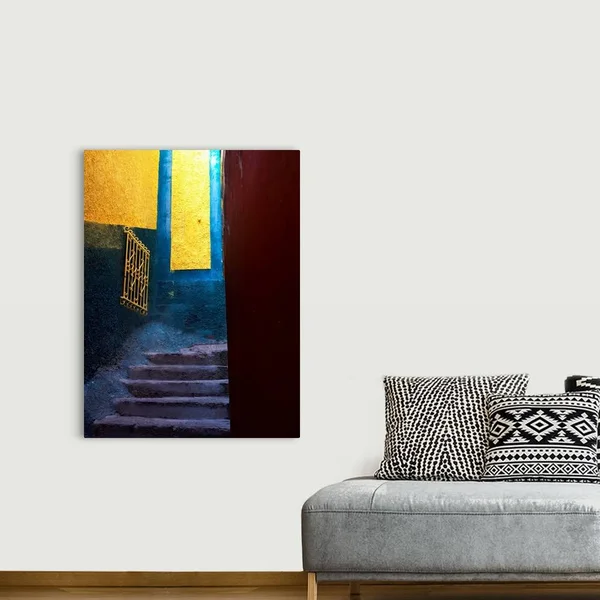 Colorful Back Alley Stairs of Guanajuato, Mexico, Canvas Wall Art, 36x48, Great Big Canvas