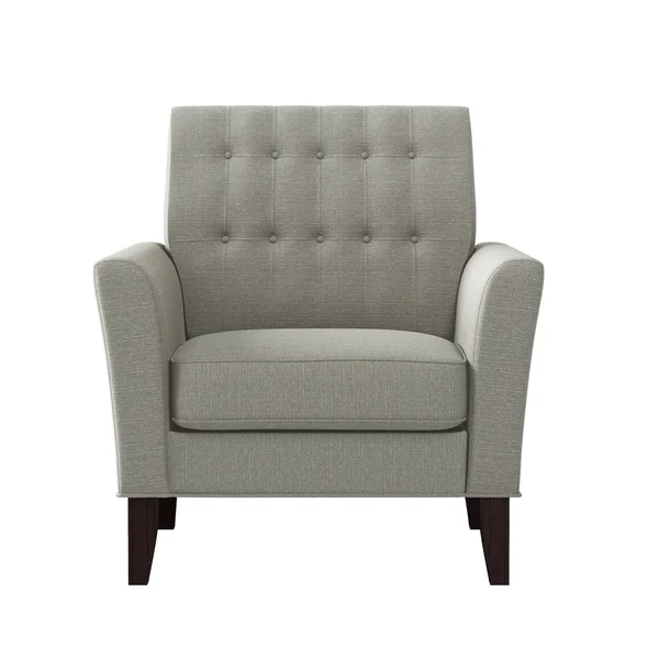 Copper Grove Larrea Button-Tufted Modern Arm Chair - Mustard Yellow