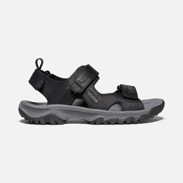 Keen Men's Targhee III Open Toe Sandal - 9.5 - Black - Grey