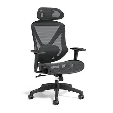 Union & Scale Flexfit Dexley Mesh Task Chair, Black (UN56946)