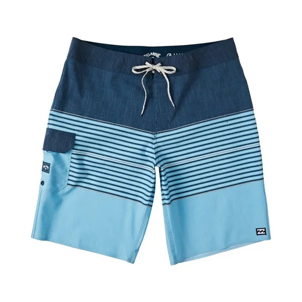Billabong All Day Heather Stripe Pro Men's Boardshorts - 36, Sky Blue