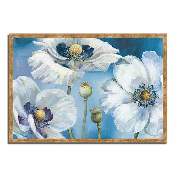 26x22 x 38x22 Blue Dance I by Lisa Audit Framed Painting Print