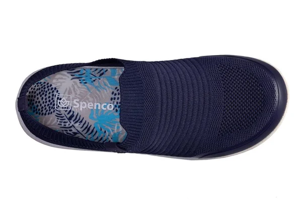 Women's Spenco Blissful Slide Dark Navy Mesh Size 9.5 Medium
