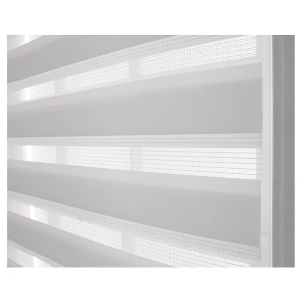 Achim Cordless Celestial Sheer Double Layered Shade White