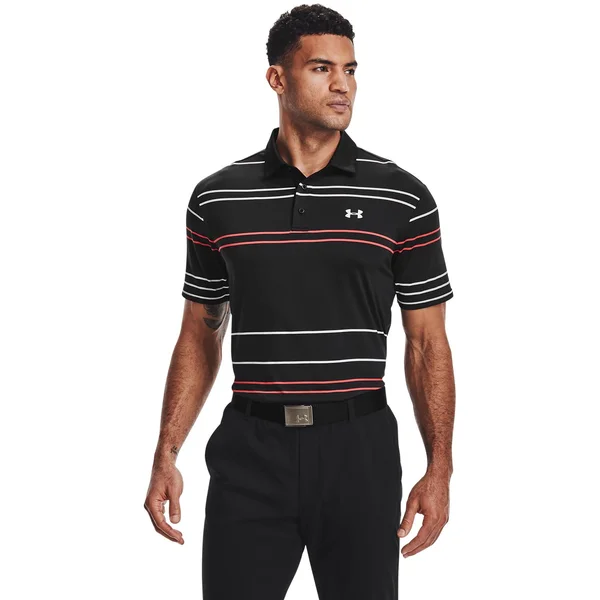 Under Armour Men's Playoff 2.0 Golf Polo, Small, Black