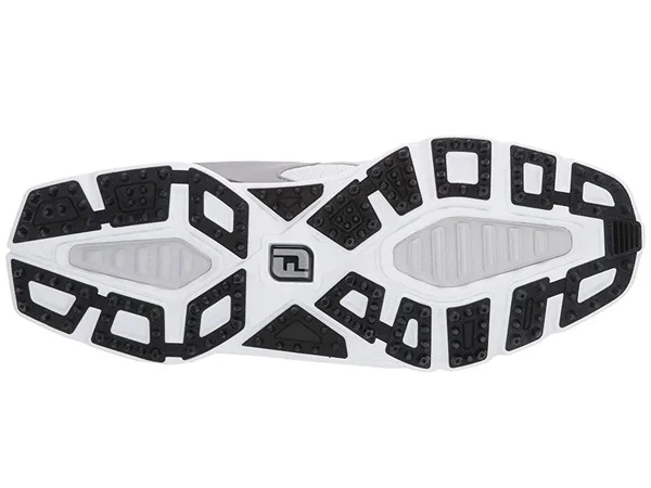 FootJoy Men's Pro/SL Boa Golf Shoes - White/Grey, 7 W US