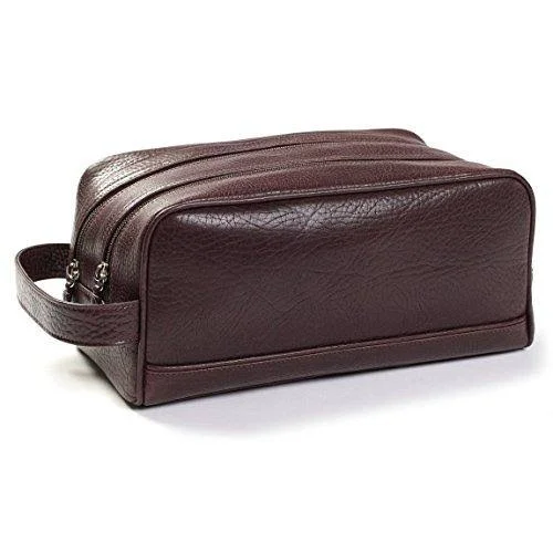 Leatherology Double Zip Toiletry Bag