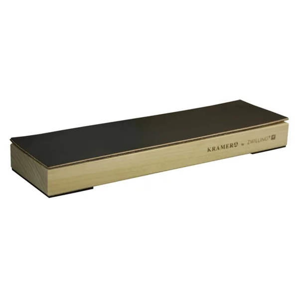 Kramer by Zwilling Hardwood Stropping Block W/leather