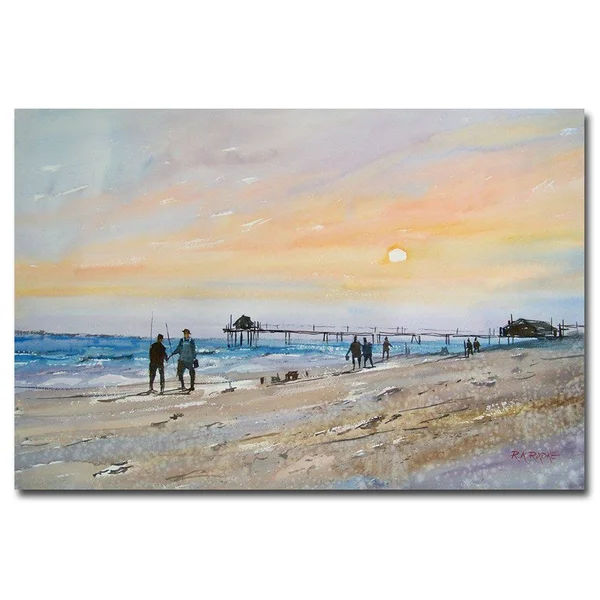 Trademark Art Florida Sunset Canvas Art by Ryan Radke - 30x47