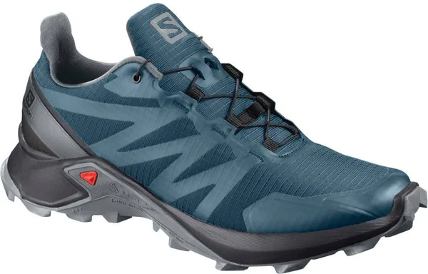 Salomon Women's Supercross Shoes Mallard Blue - Black, Monument 10.5