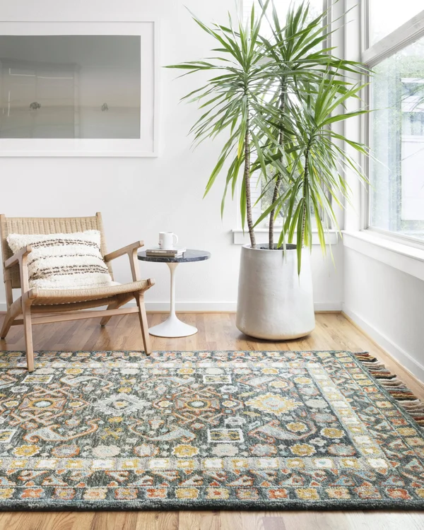 Loloi II Elka ELK-03 2&6x22 x 7&6x22 Denim, Multi Rug