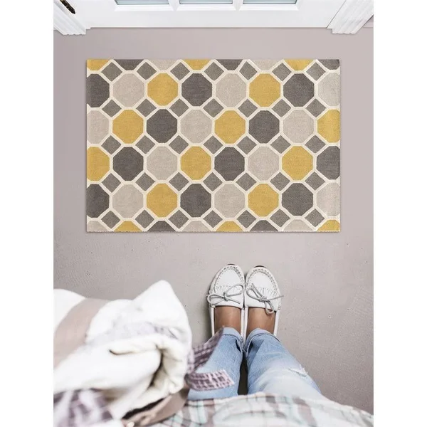 Linon Trio Ceramic Rug, 1x2 ft