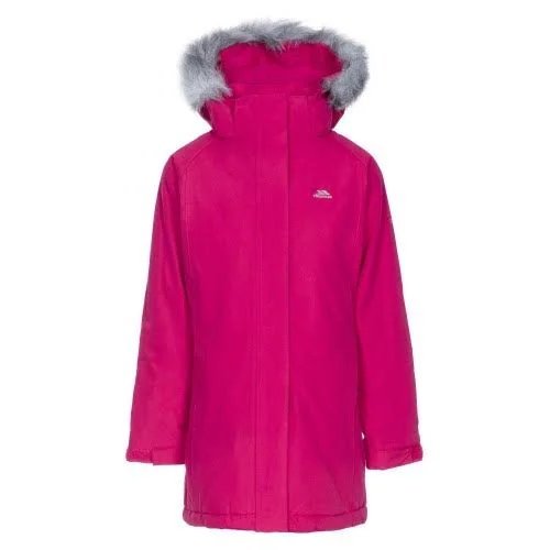 Trespass Childrens Girls Fame Waterproof Parka Jacket - 2-3 Years, Potent Purple