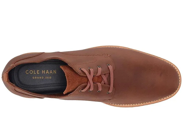 Cole Haan Feathercraft Grand Blucher Oxford Men's Shoes British Tan : 7.5 W - Wide
