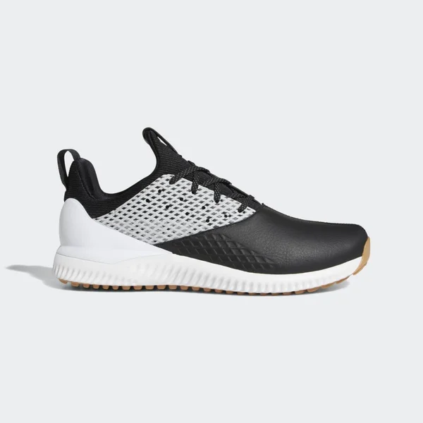 Adidas Golf Adicross Bounce 2 Golf Shoes - Male, Black/Silver/White, 10