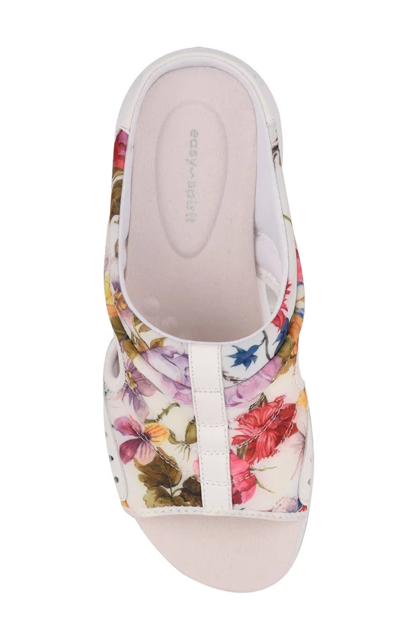 Easy Spirit Traciee Women's Slide Sandals, Size: 12, White