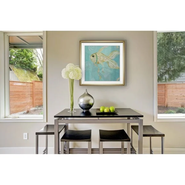 Whimsical Sea II -Framed Giclee Print - 16x16
